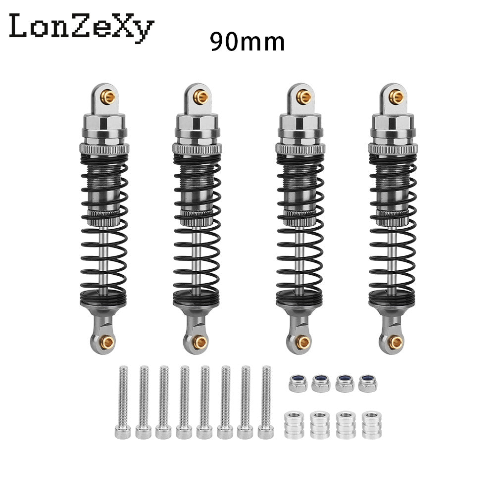 LONZEXY Oil Shock Absorber Set for 1/10 Traxxas Slash