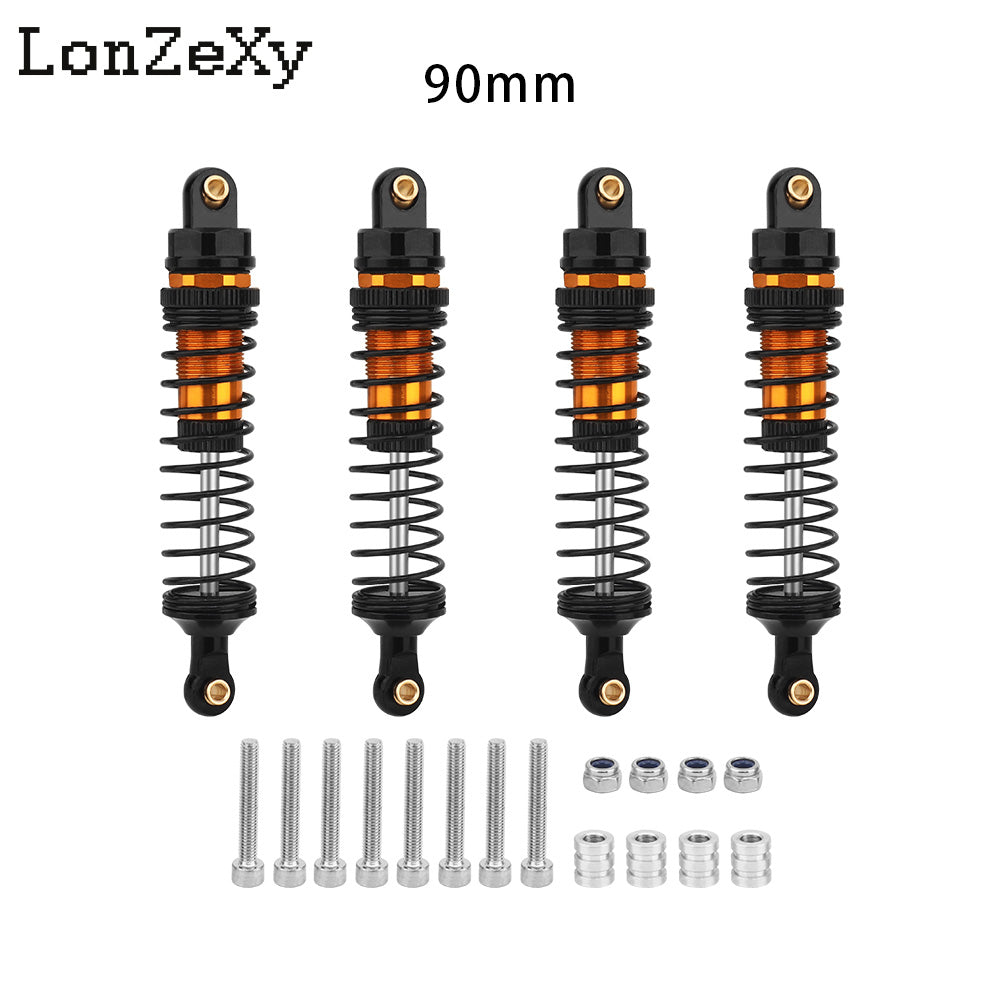 LONZEXY Oil Shock Absorber Set for 1/10 Traxxas Slash