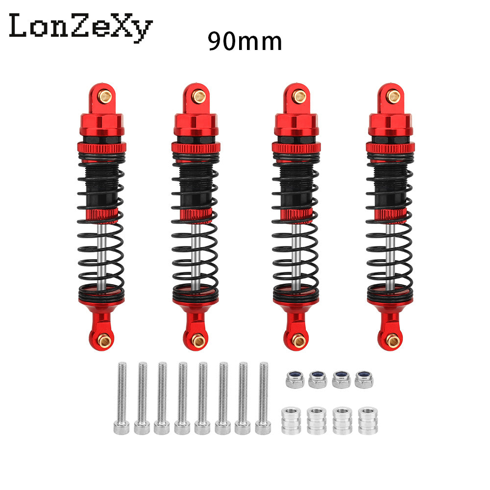 LONZEXY Oil Shock Absorber Set for 1/10 Traxxas Slash