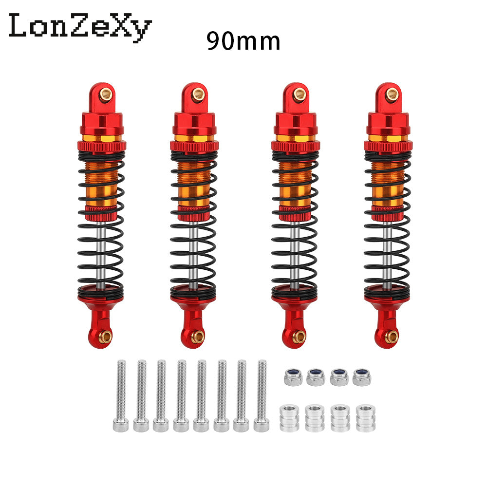 LONZEXY Oil Shock Absorber Set for 1/10 Traxxas Slash