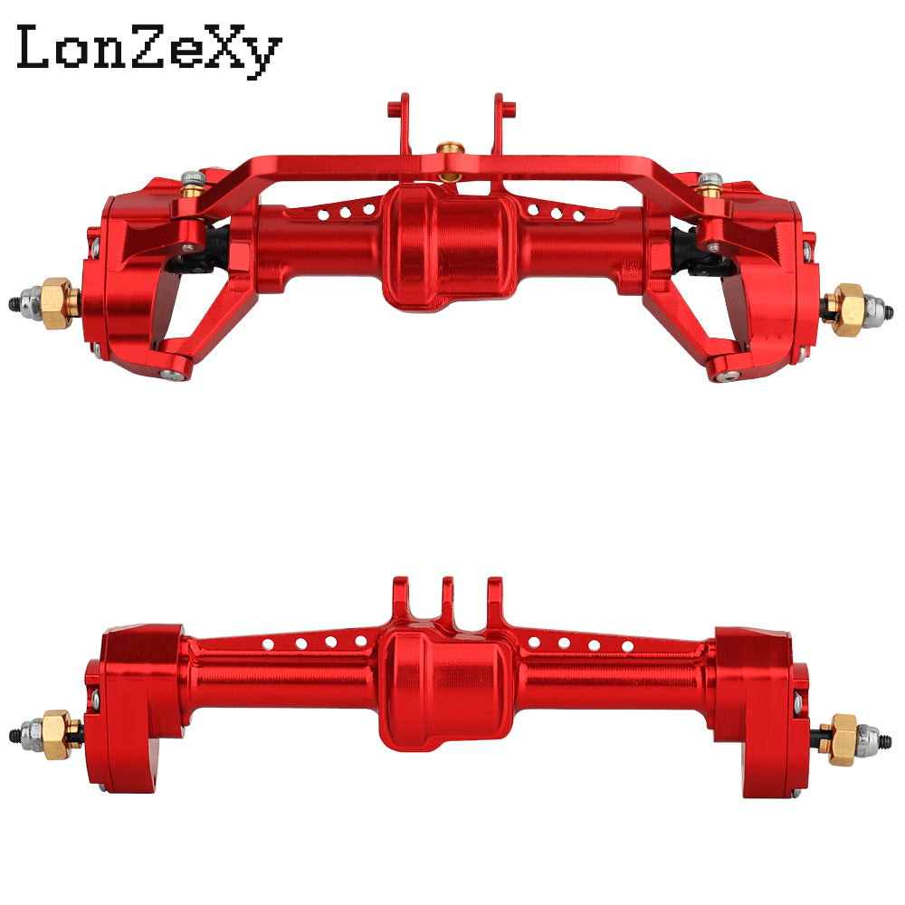 LONZEXY +4mm Extended Aluminum Front Rear Complete Axles for 1/18 TRX4M