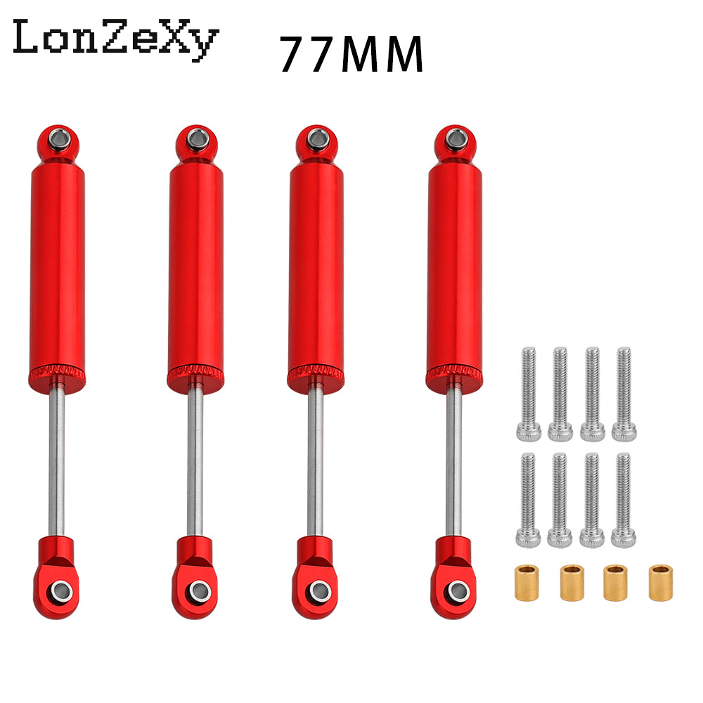 LONZEXY Built-in Spring Shocks Damper for 1/18 TRX-4M  Bronco Defender K10 (77mm)
