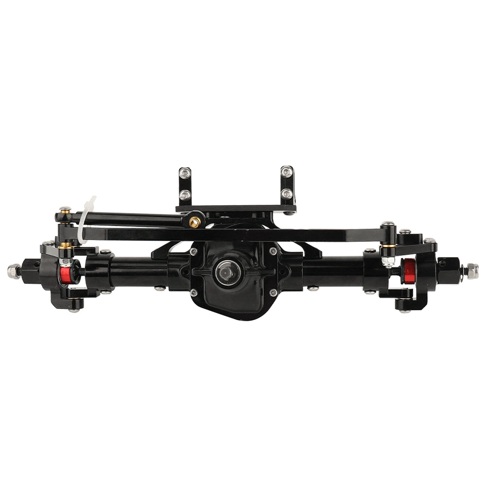 LonZeXy CNC Aluminum Rotatable Middle Axle, Metal Upgrade Axle Assembly For 1/10 Axial SCX10 Gen1 Gen2 RC Crawler Car Modification Parts