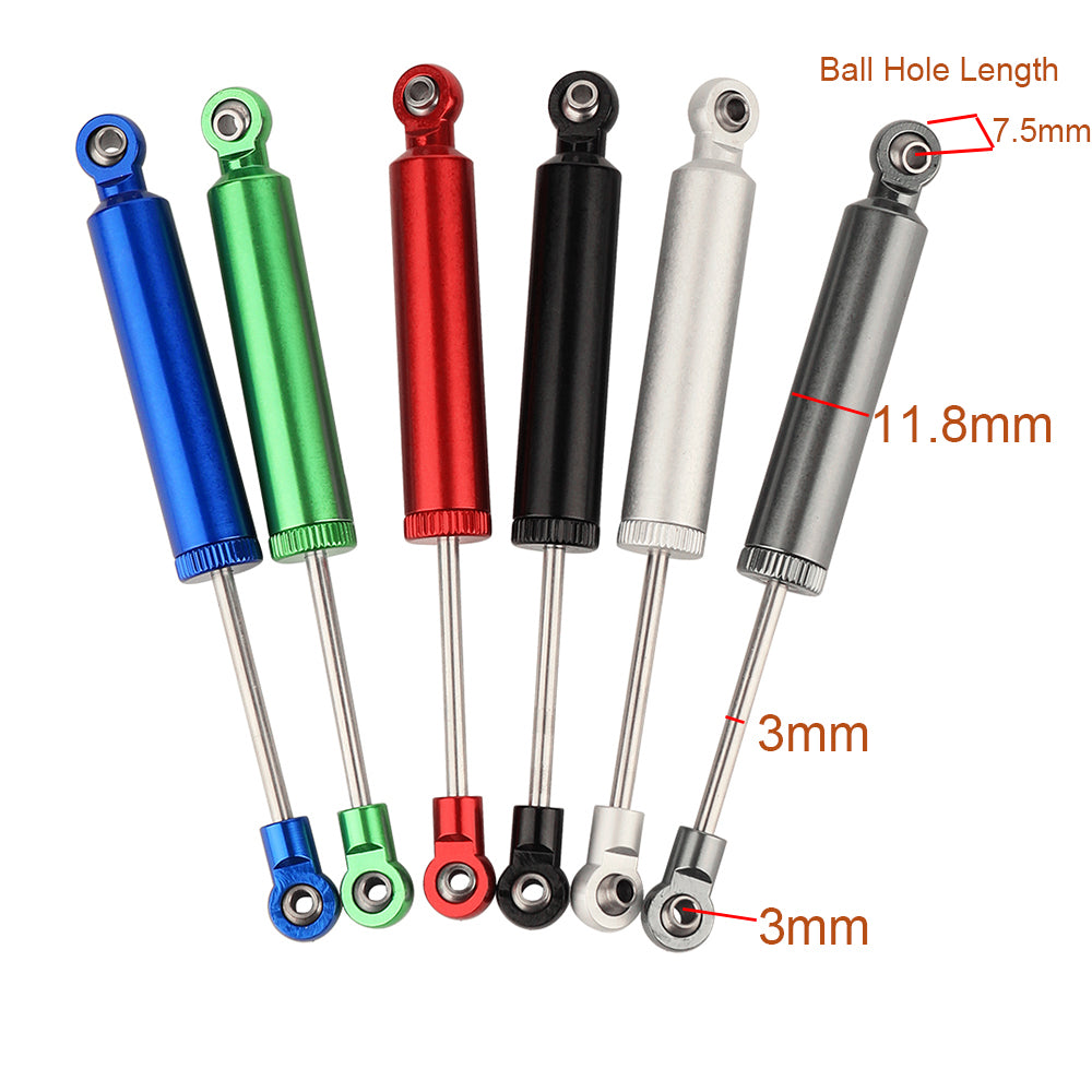 LonZeXy 1/10 RC Crawler Metal Oil Shock Absorber 70/80/90/100/110mm Adjustable Damper For SCX10 TRX4 D90 RC Car Upgrade Parts