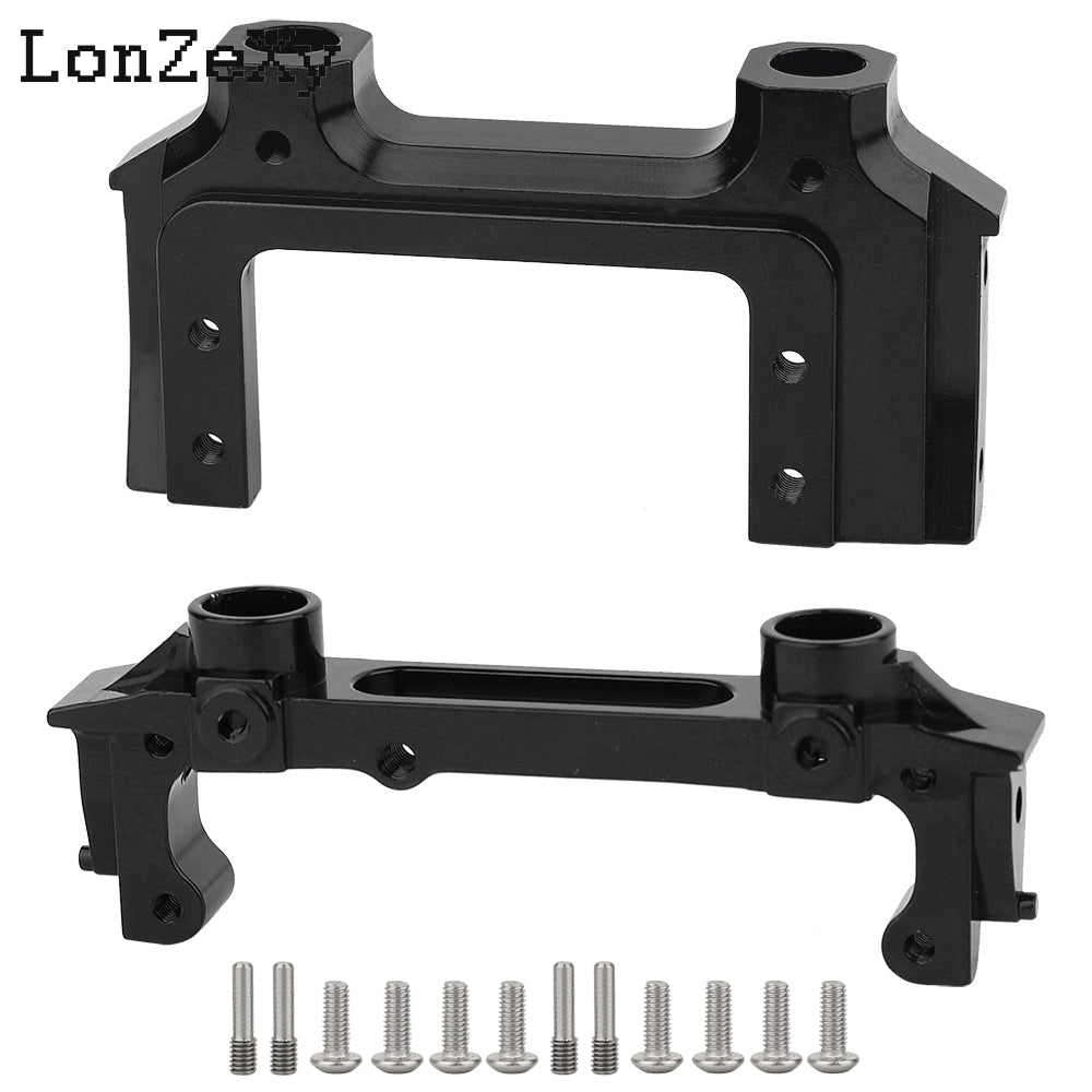 LONZEXY Aluminum Front Rear Chassis Brace Mount for SCX10 II