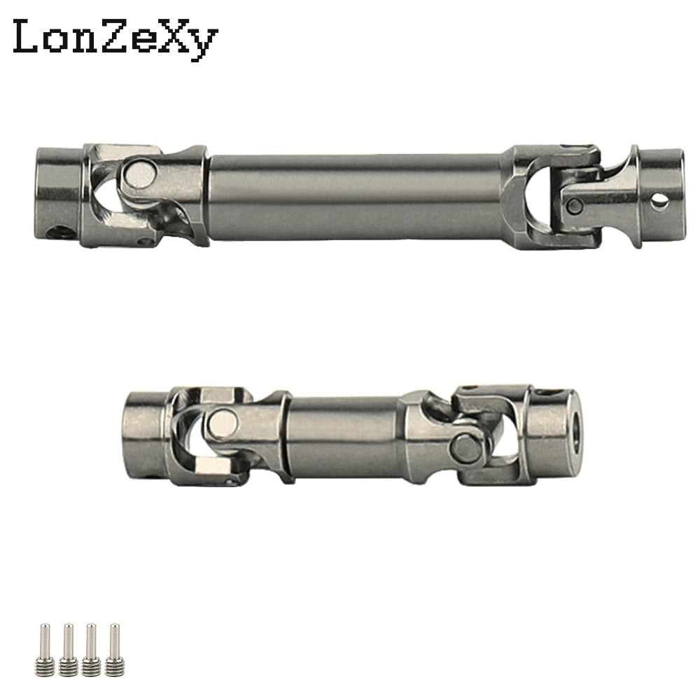 LONZEXY 1 pcs Stainless Steel Drive Shaft for 1/18 TRX4M Mods