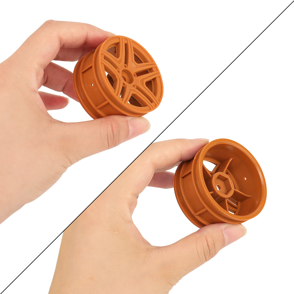 1/10 RC On-Road Car Plastic Wheel Rims Style A 52.8g 12mm Hex Multi Color Empty Hubs RC Modification Parts