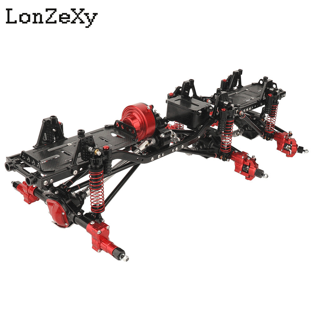 LONZEXY 6x6 Frame+Axle for SCX10