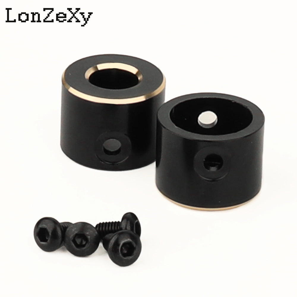 LONZEXY Brass Rear Axle Cup - 1 pair for SCX10 Pro