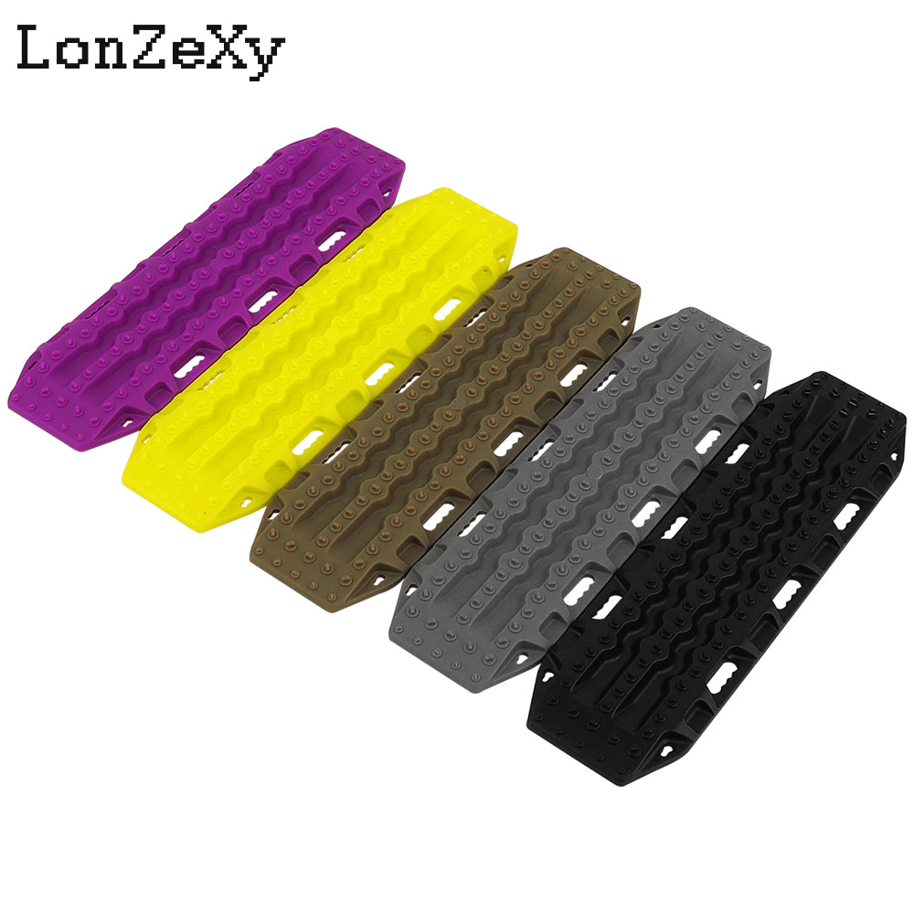 Lonzexy 2pcs 1/10 RC Plastic Sand Ladder Recovery Ramps Board for TRX4 SCX10 90046
