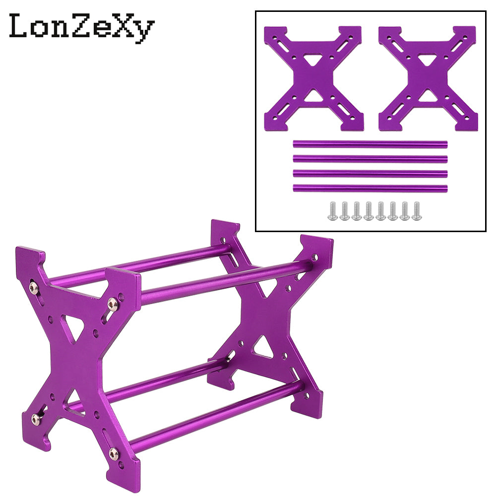 LONZEXY 1.0" Aluminum Wheel Tires Rack Storage for SCX24 AX24 TRX4M FCX24