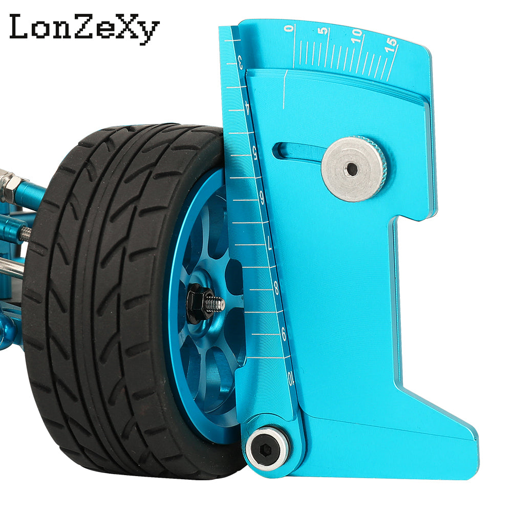Lonzexy  1/8 1/10 Model Aluminum Measuring Device  Camber Measurement for RC