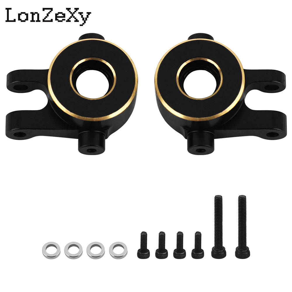 LONZEXY Brass Steering Knuckles 1 Pair for 1/18 TRX4M