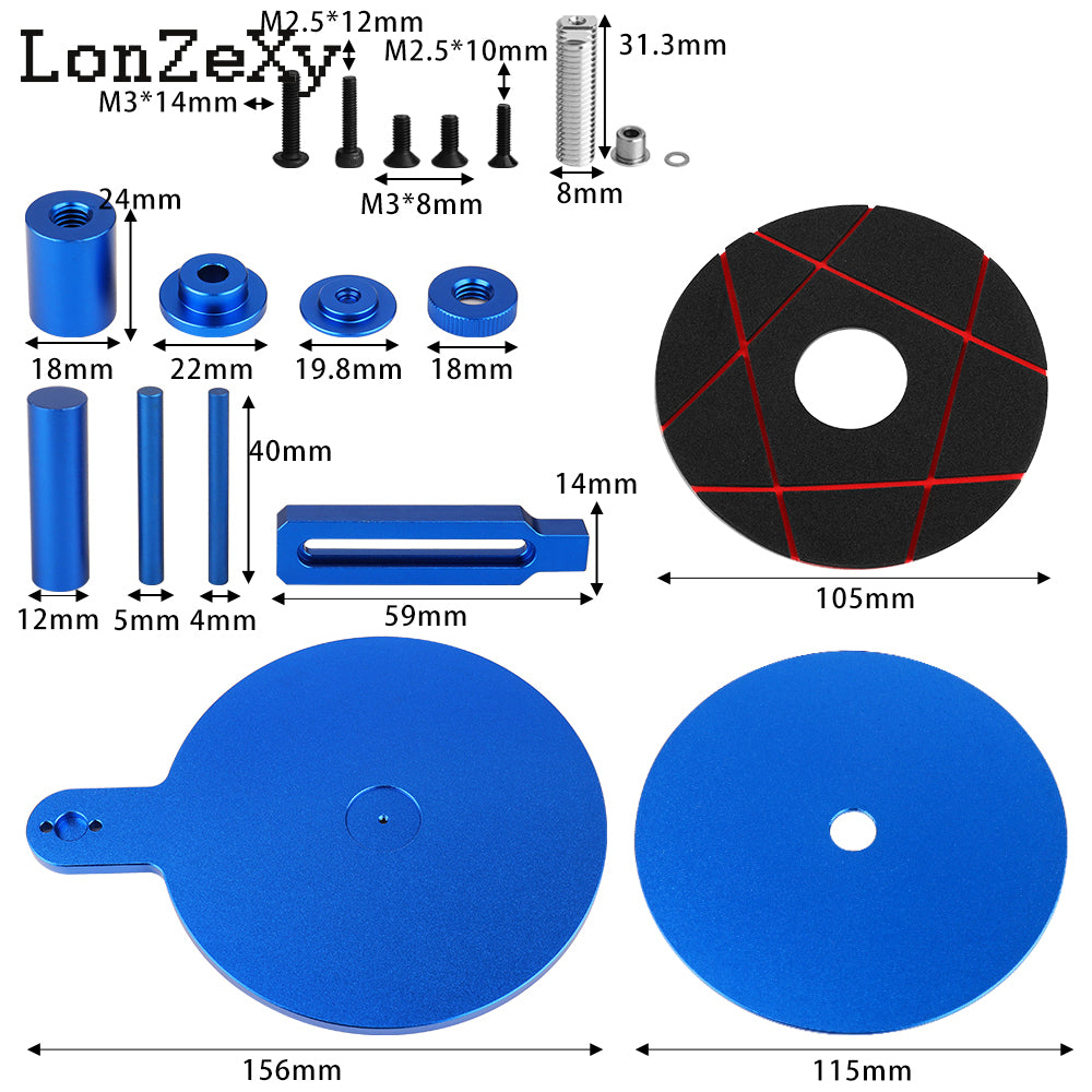 Lonzexy Semi-Automatic Gluer RC Car Tire RC Tire Gluing Tools Suitable for 1/8 1/10 Scale and 40MM and Below Tires