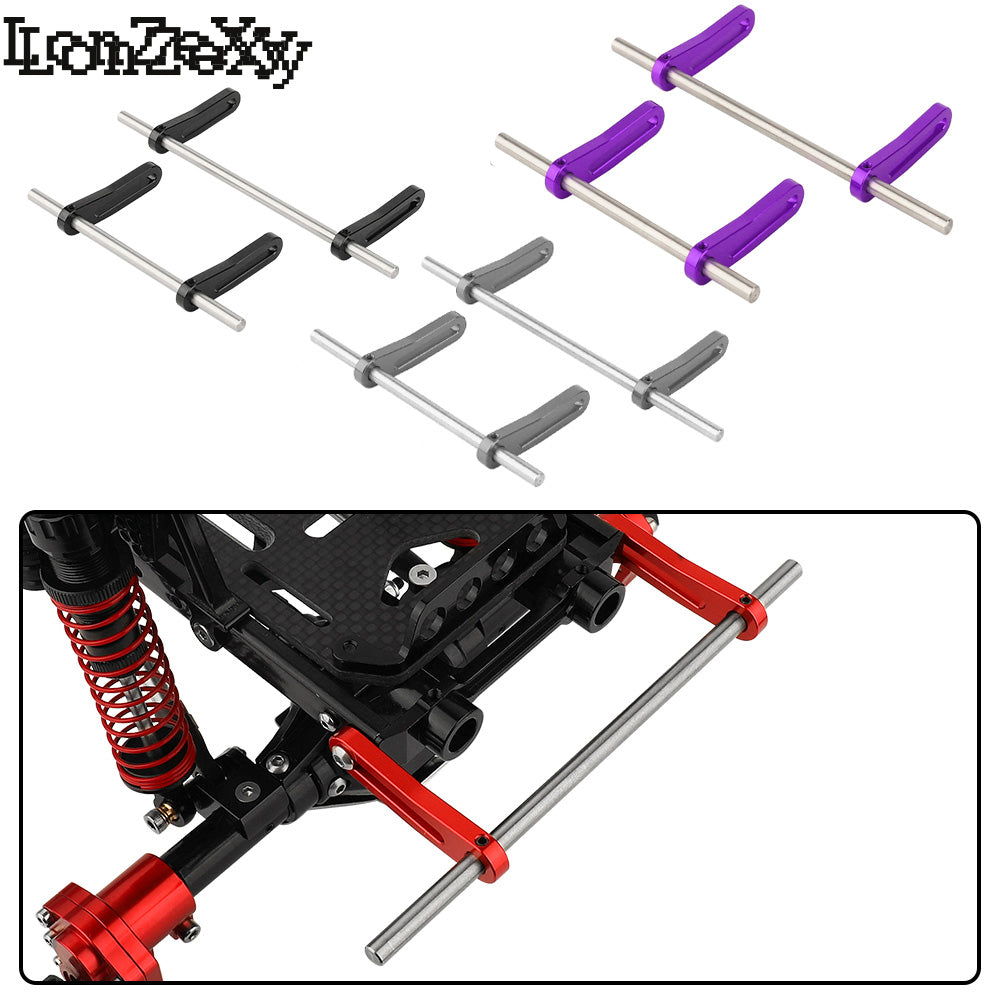 LONZEXY Metal Front Rear Modular Bumper for 1/10 LCG TRX4 TRX6 SCX10 Capra
