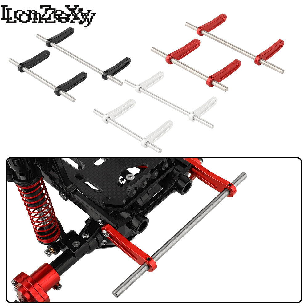 LONZEXY Metal Front Rear Modular Bumper for 1/10 LCG TRX4 TRX6 SCX10 Capra