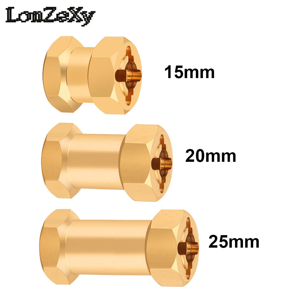 LONZEXY Wheel Hex Drive Adapter for SCX10 (4PCS)