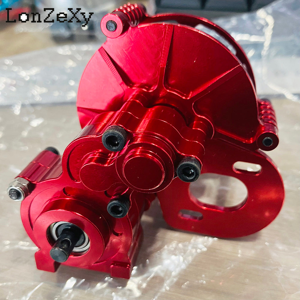LONZEXY Metal Transmission Gearbox+Motor for SCX10