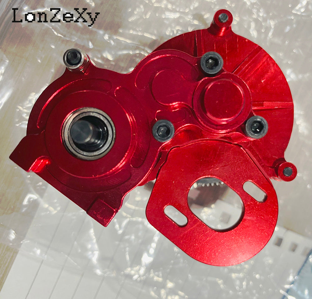 LONZEXY Metal Transmission Gearbox+Motor for SCX10