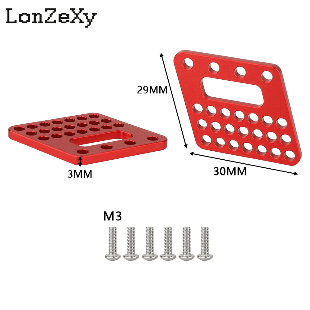 LONZEXY Aluminum Front and Rear Dual Damper Shock Mount for 1/10 Axial Wraith