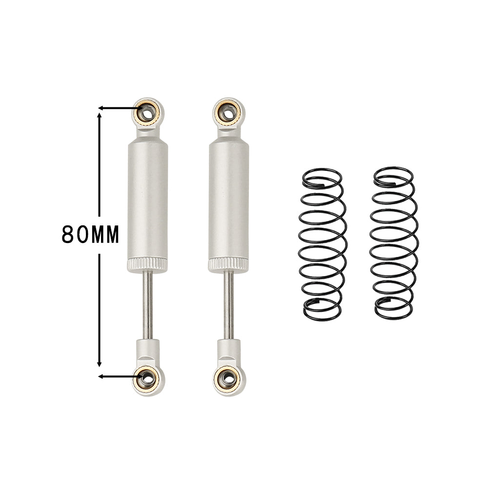 LonZeXy 1/10 RC Crawler Metal Oil Shock Absorber 70/80/90/100/110mm Adjustable Damper For SCX10 TRX4 D90 RC Car Upgrade Parts