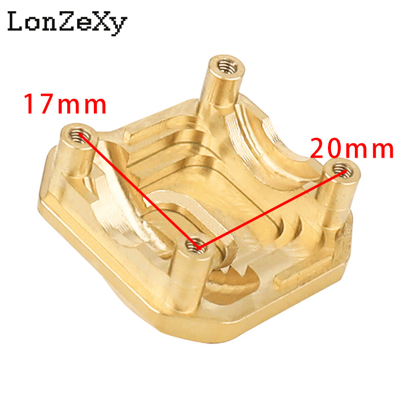 LONZEXY SCX10 II Second Generation Original Bridge Egg Yolk Brass