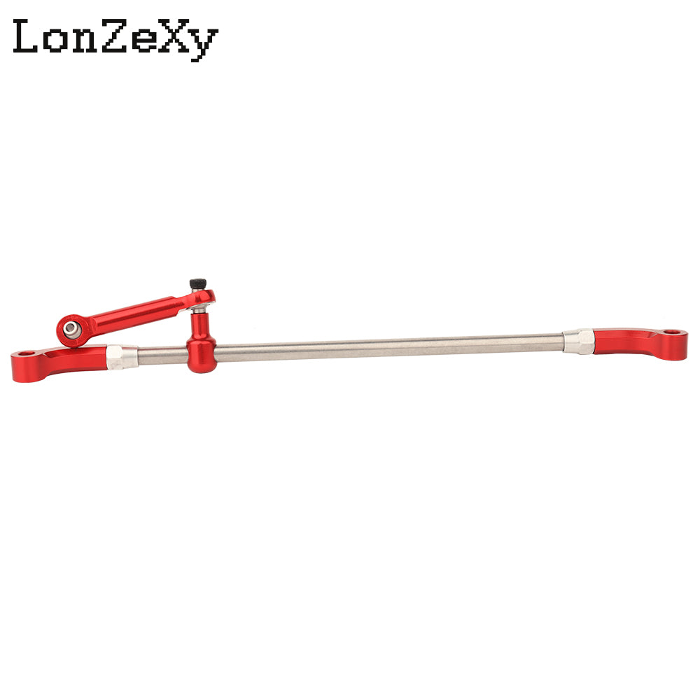 Lonzexy Aluminum Front Steering Rod Tie Links for 1/8 LMT  AXLE 4WD LOS04022 RC Upgrade Part