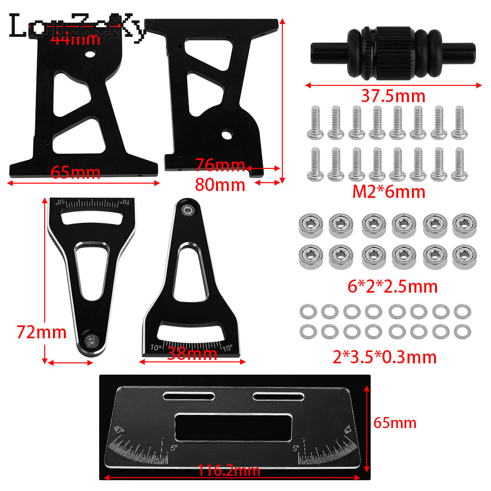 LonZeXy 1/24 1/28 Adjustable Suspension Setup Tools For RC