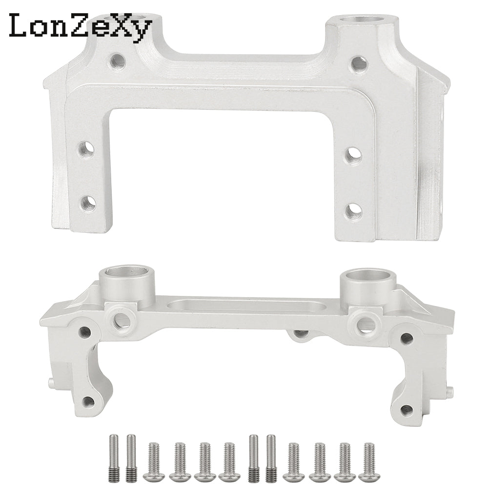 LONZEXY Aluminum Front Rear Chassis Brace Mount for SCX10 II