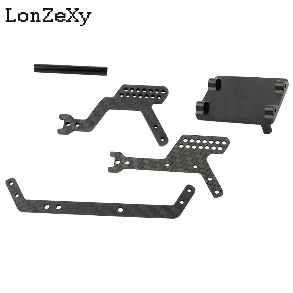 LONZEXY Universal LCG Chassis Frame Kit for 1/18 TRX4M (Aluminum)