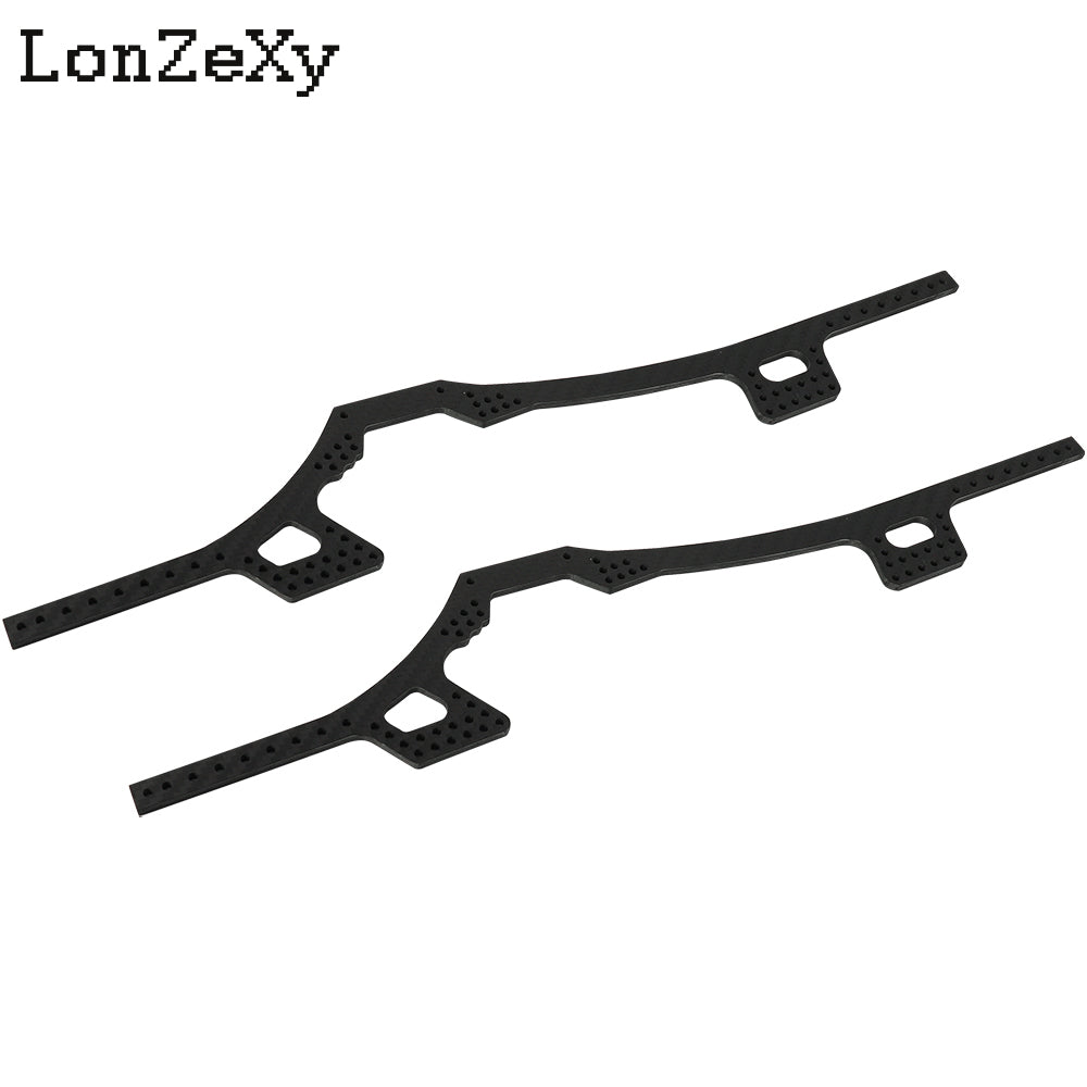 LONZEXY Carbon Fiber Frame Rails 1/10 LCG SCX10 I II