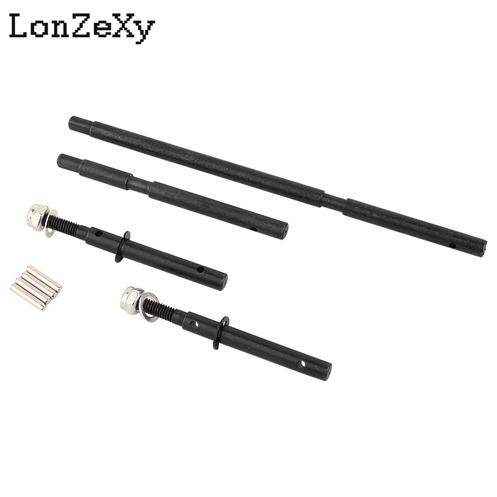 LONZEXY Steel Heightening Front Rear CVD DriveShaft Axle For 1/10  Axial Wraith RR10 90048
