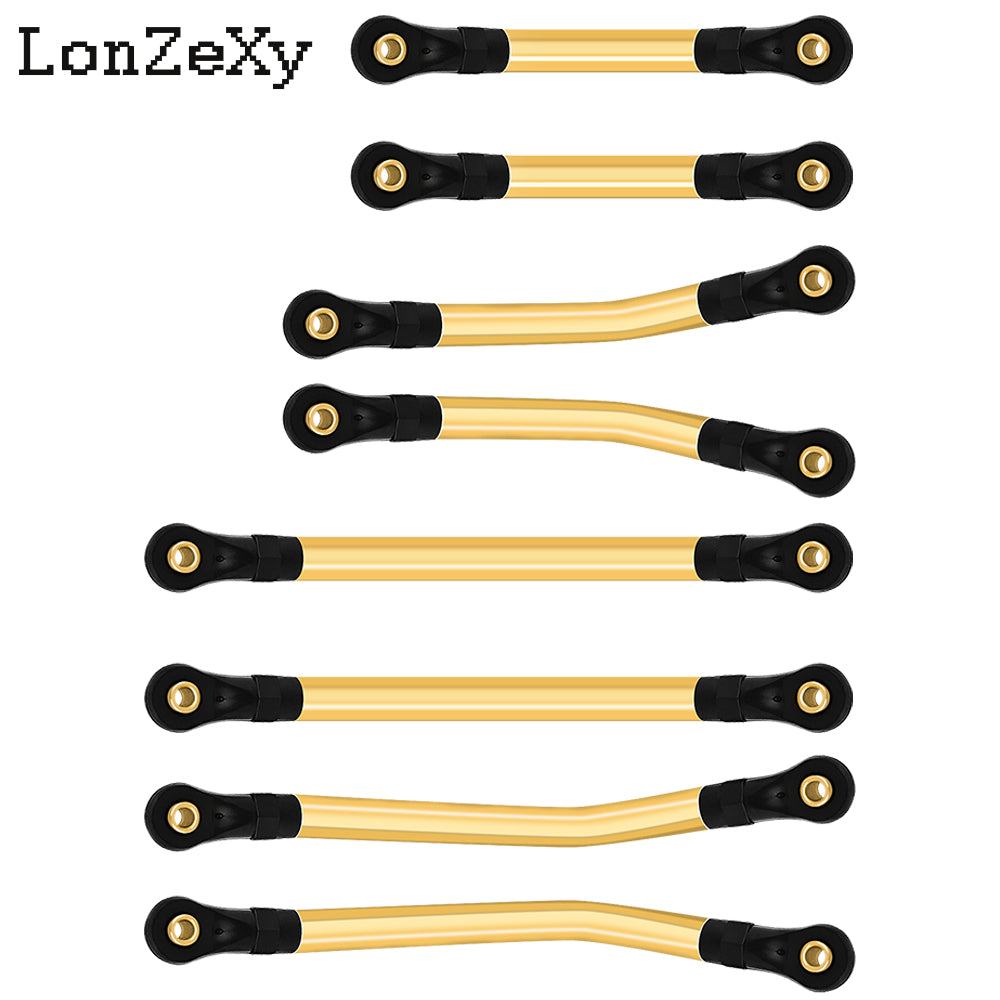 LONZEXY Brass High Clearance Links & Steering Links Set for 1/18 TRX4m