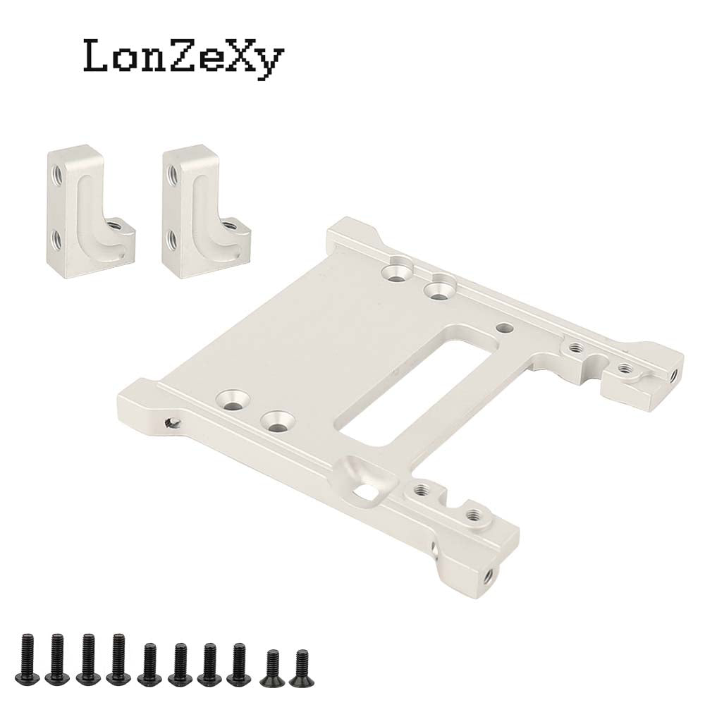 LONZEXY Aluminum Aolly Rear Battery Mount Holder for SCX10