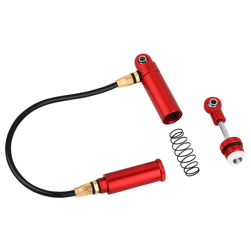 LonZeXy 4PCS Remote Reservoir Negative Pressure Shock Absorber 70/80/90/100/110mm Oil Damper For Axial SCX10 TRX4 TRX6 Wraith 1/10 RC Crawler Upgrade Parts