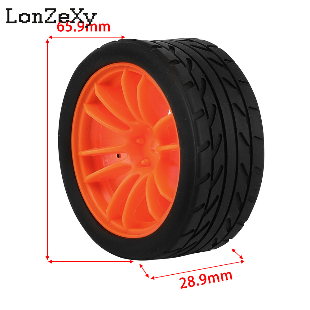 Lonzexy 1/10 1.9'' YOKOMO Flat Run MST Drift Tires XV02 Tamiya TT01 Kyosho hpi Sakura W211