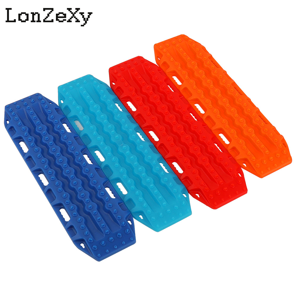 Lonzexy 2pcs 1/10 RC Plastic Sand Ladder Recovery Ramps Board for TRX4 SCX10 90046