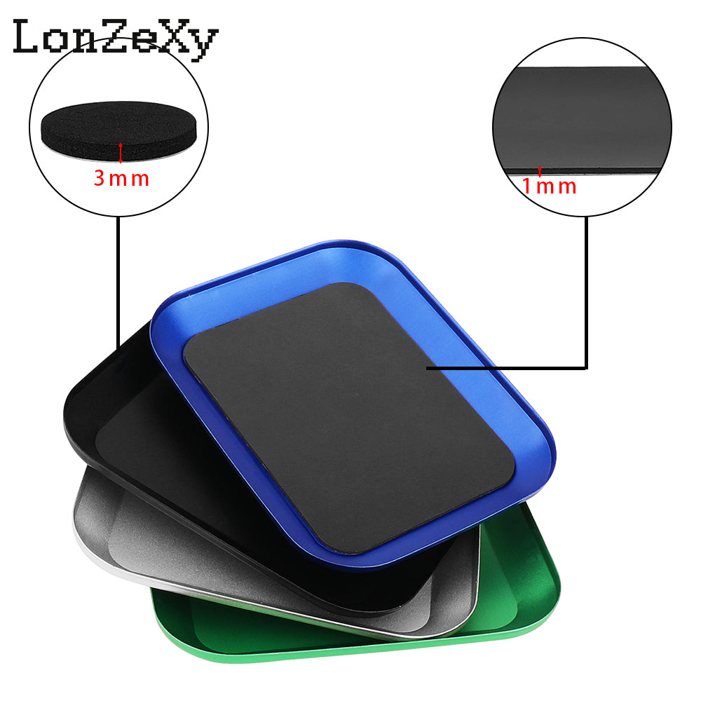 Lonzexy Alloy Screw Tray with Magnetic Pad for RC Model Helicopters Airplanes