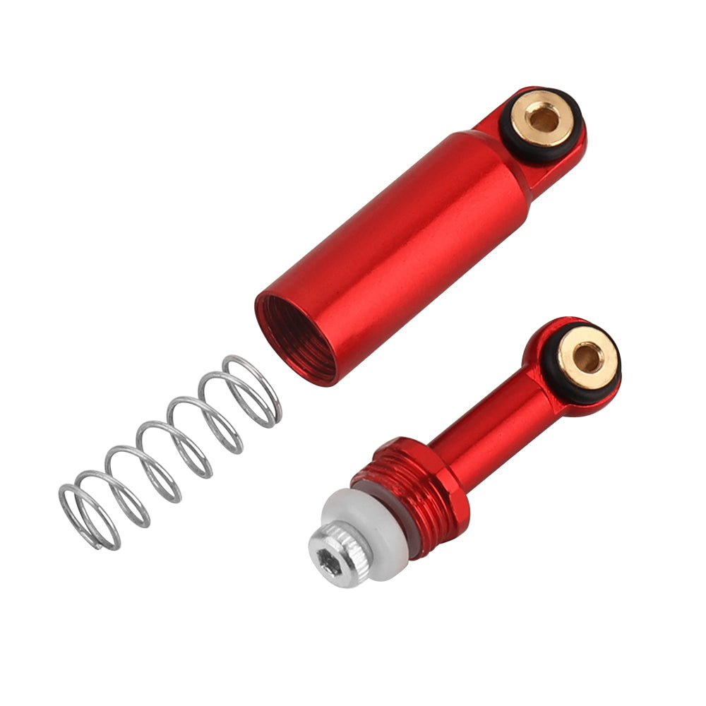 LonZeXy 4PCS Full Metal Shock Absorber 33mm Damper For Axial SCX24 90081 1/24 RC Crawler Car Internal Oil Suspension Upgrade Parts