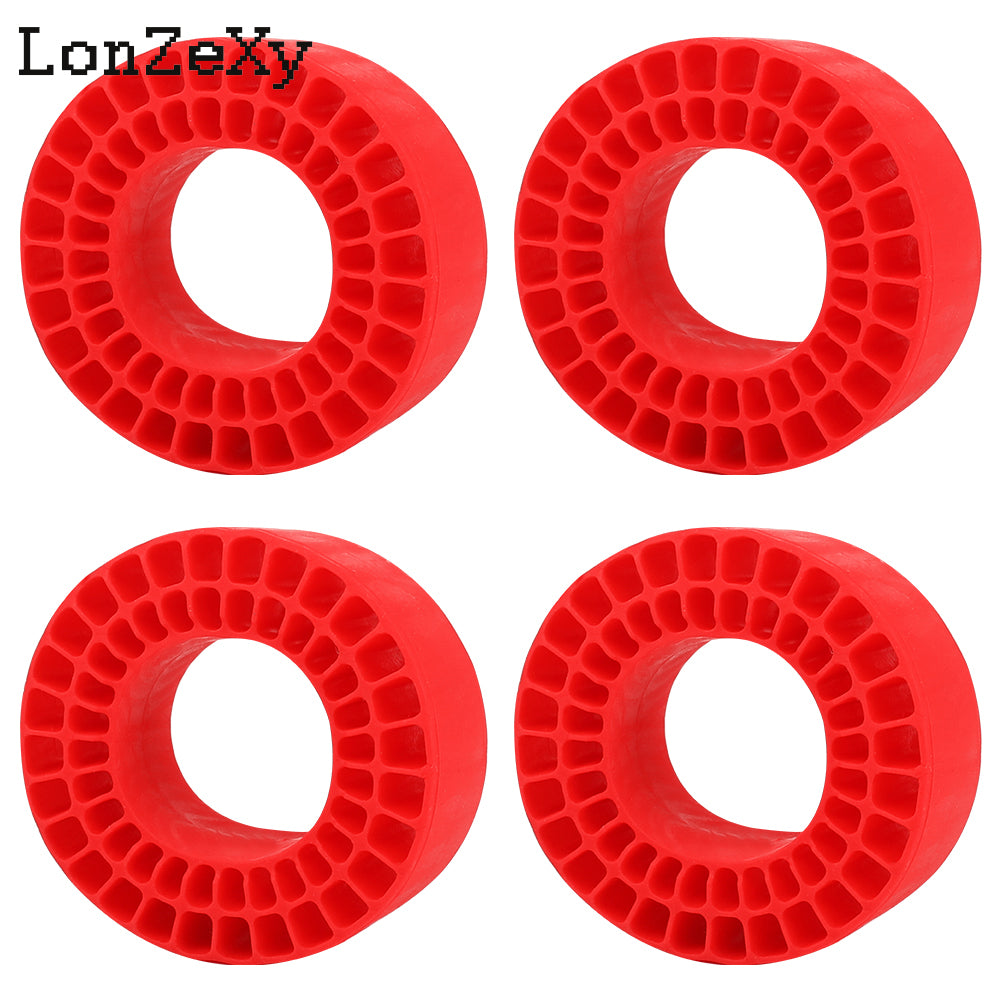 Lonzexy Silicone Rubber Inserts Foam for 58-64mm (2.4” OD) 1.0 Tires TRX4M SCX24 1/18 1/24 4 Pcs