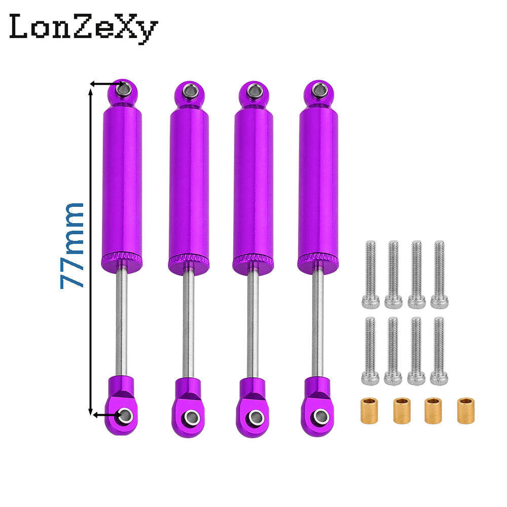 LONZEXY Built-in Spring Shocks Damper for 1/18 TRX-4M  Bronco Defender K10 (77mm)