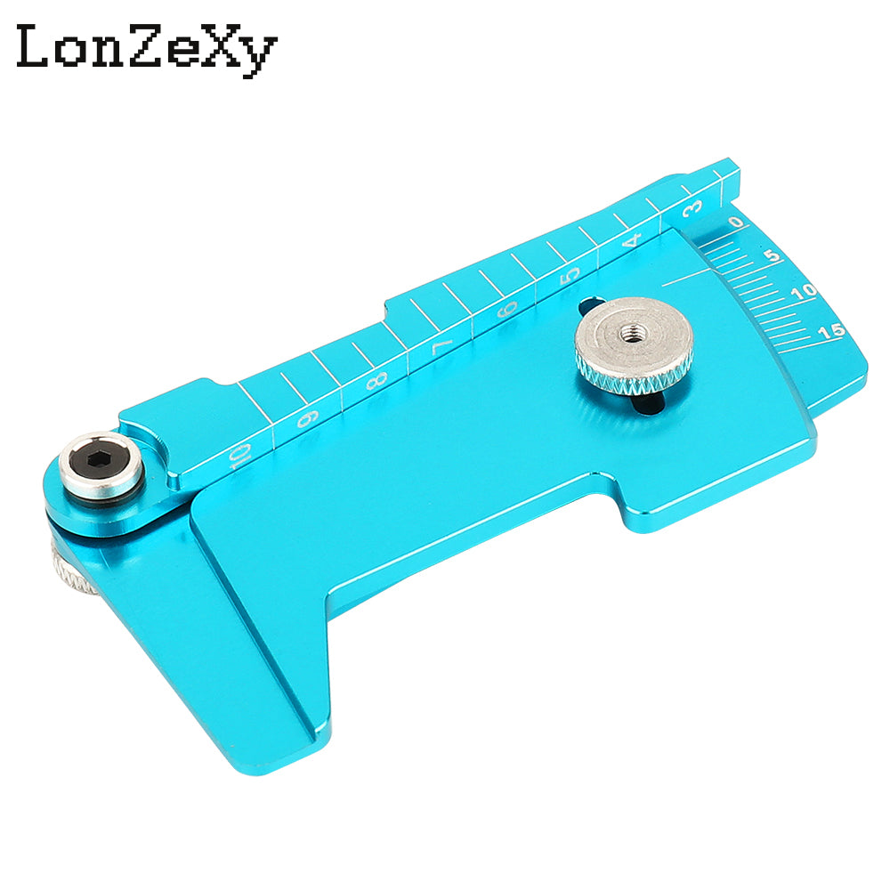 Lonzexy  1/8 1/10 Model Aluminum Measuring Device  Camber Measurement for RC