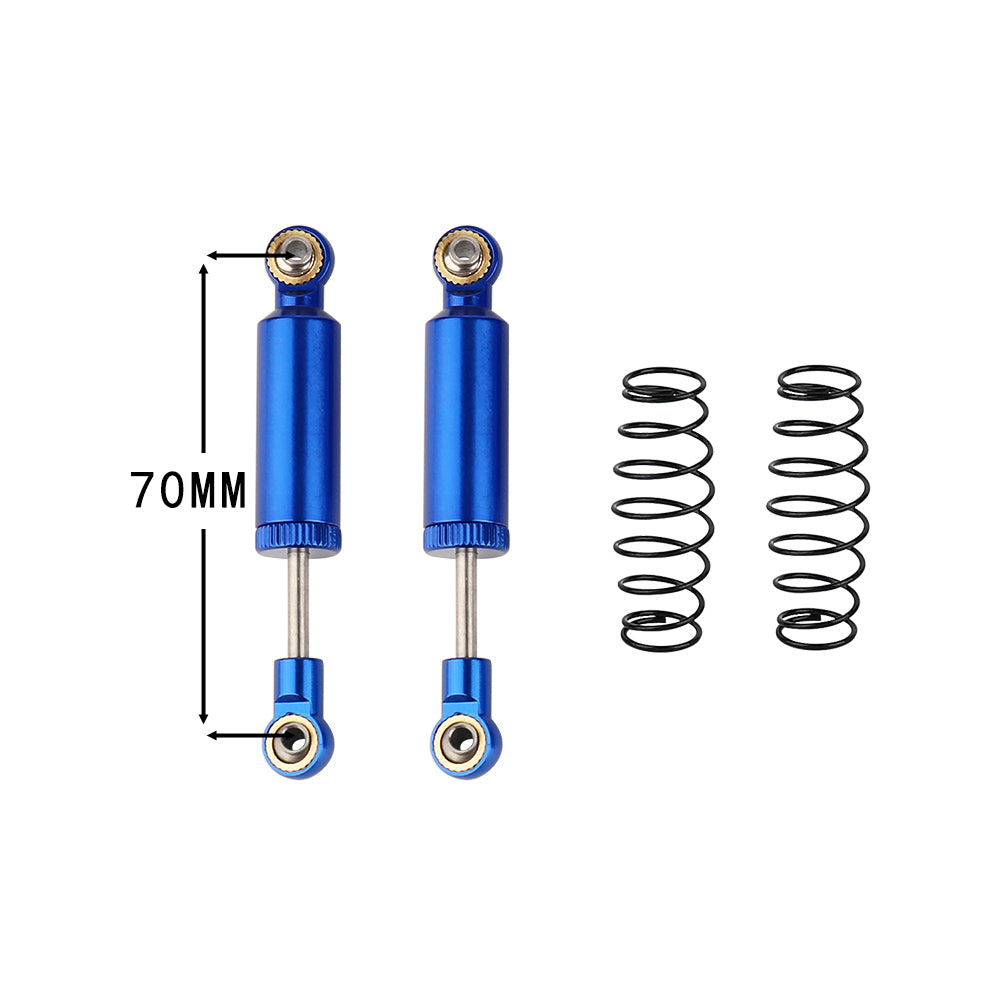 LonZeXy 1/10 RC Crawler Metal Oil Shock Absorber 70/80/90/100/110mm Adjustable Damper For SCX10 TRX4 D90 RC Car Upgrade Parts