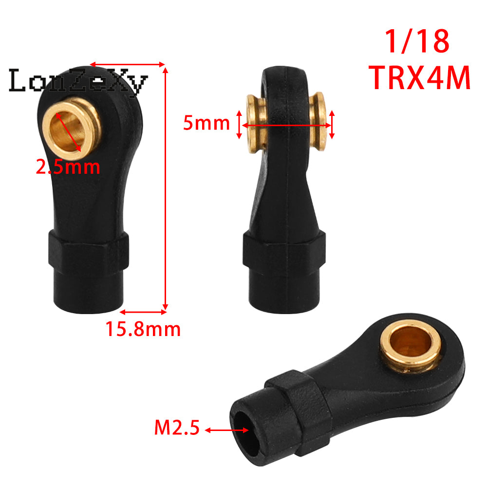 LONZEXY Ball Head Holder Tie Rod End M2 Linkage 10pcs