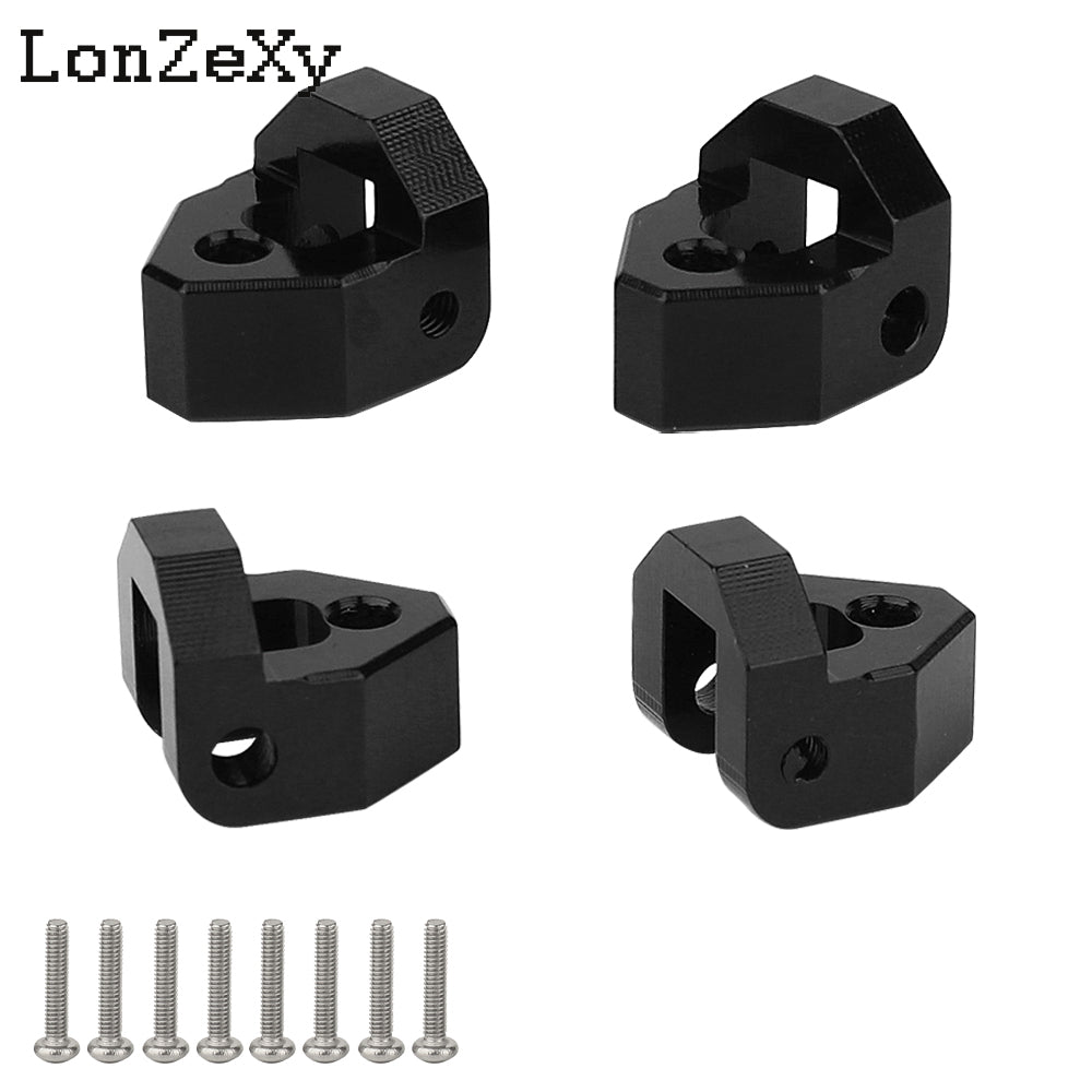 LONZEXY CNC Aluminum Shock Mounts Height Lift Kit for 1/18 TRX4M Defender Bronco Stock Shocks