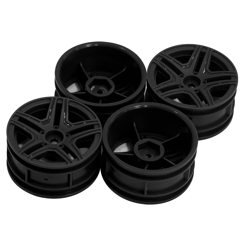1/10 RC On-Road Car Plastic Wheel Rims Style A 52.8g 12mm Hex Multi Color Empty Hubs RC Modification Parts