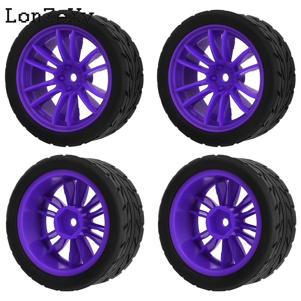 Lonzexy 1/10 1.9'' YOKOMO Flat Run MST Drift Tires XV02 Tamiya TT01 Kyosho hpi Sakura W211