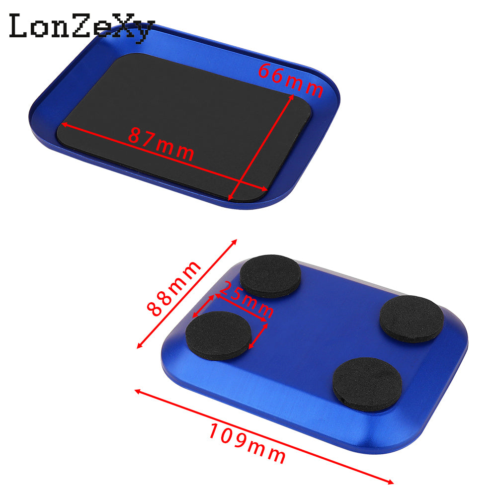 Lonzexy Alloy Screw Tray with Magnetic Pad for RC Model Helicopters Airplanes
