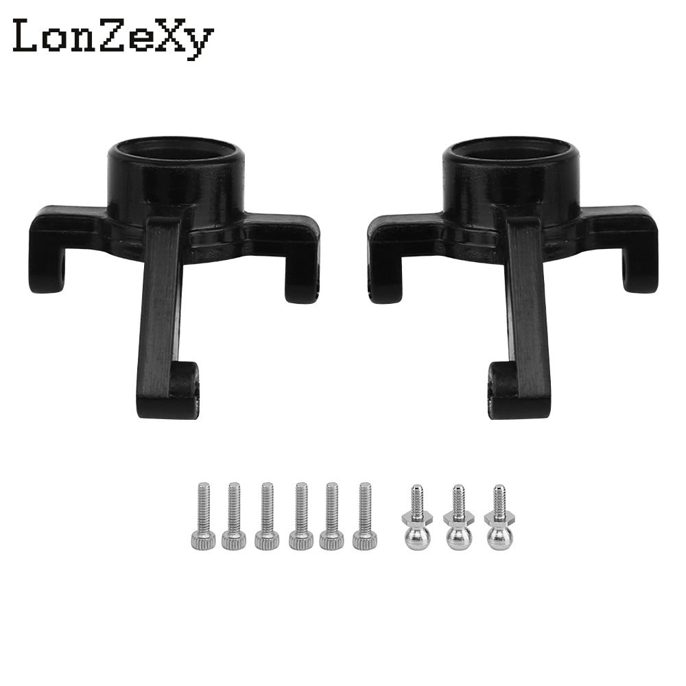 Lonzexy  Aluminum Front Steering Knuckles Upgrade Set for 1/24 Losi Micro-B Micro-T 2WD RC
