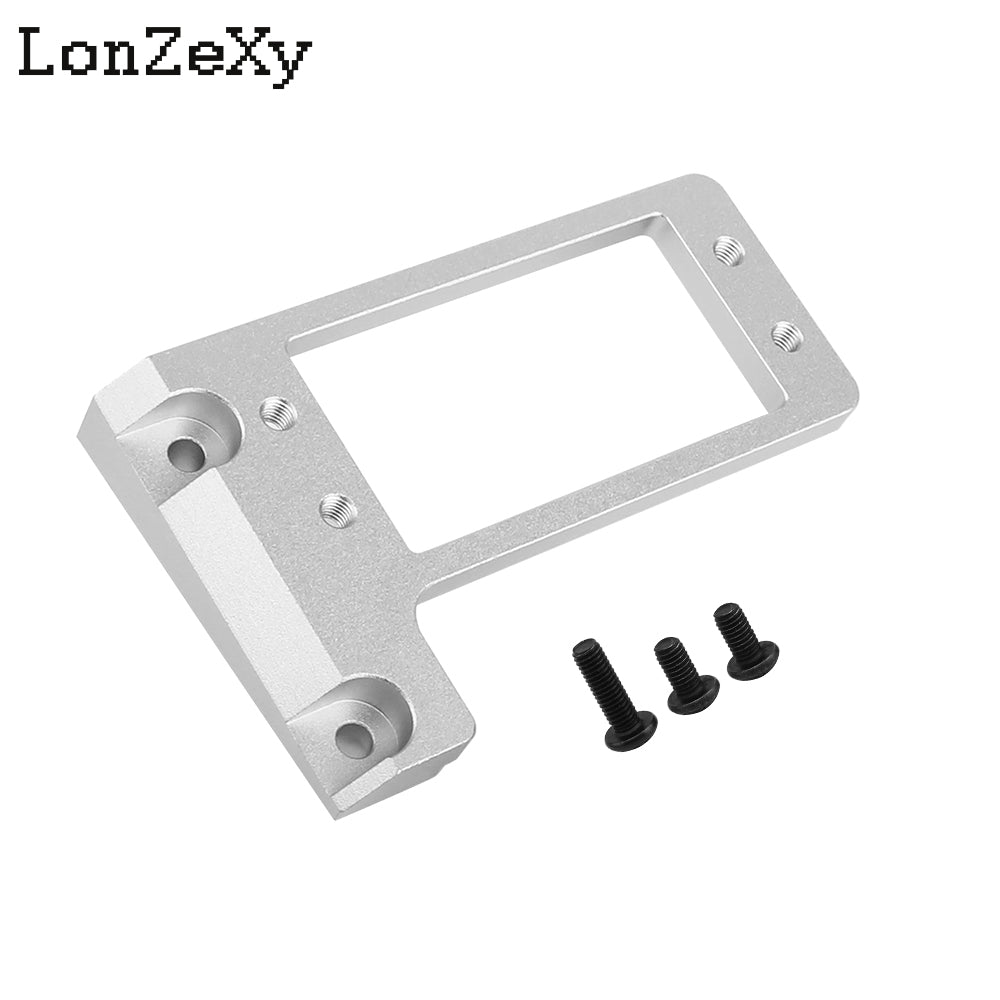 Lonzexy Capra Aluminum BTA F9 Servo Mount for 1/10 RC LCG Upgrade Compatible with VP Capra F9 Offset Axle (Black)